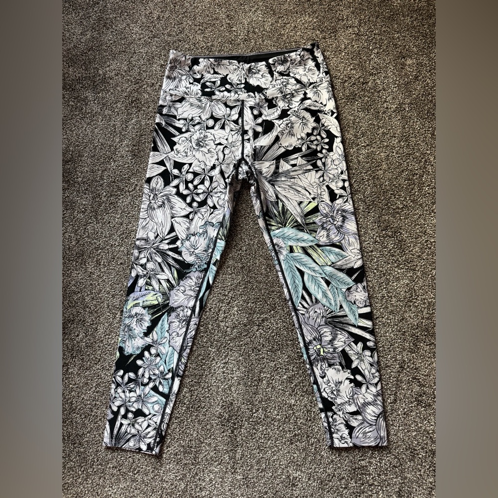 Calvin Klein Performance Wick Women's Floral Patterned Highwaisted Leggings